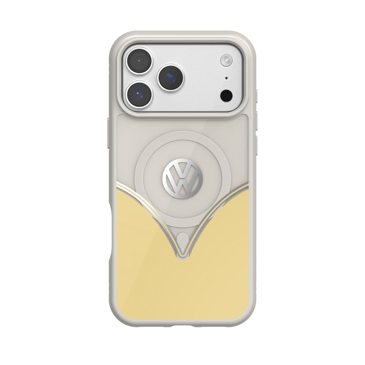 iPhone 17 Pro Max スマホケース スマホカバー MagSafe対応 ストラップホールあり Yukon Yellow(ユーコンイエロー) Yellow/White イエロー/ホワイト Volkswagen[フォルクスワーゲン] (60475) イエロー/ホワイト 60475