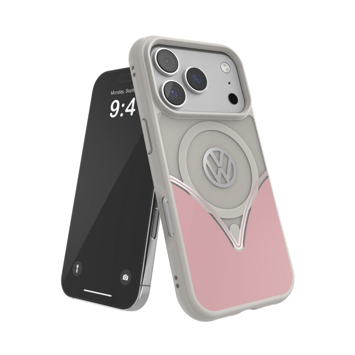 iPhone 17 Pro スマホケース スマホカバー MagSafe対応 ストラップホールあり Powder Pink(パウダーピンク) Pink/White ピンク/ホワイトVolkswagen[フォルクスワーゲン] (60478) ピンク/ホワイト 60478