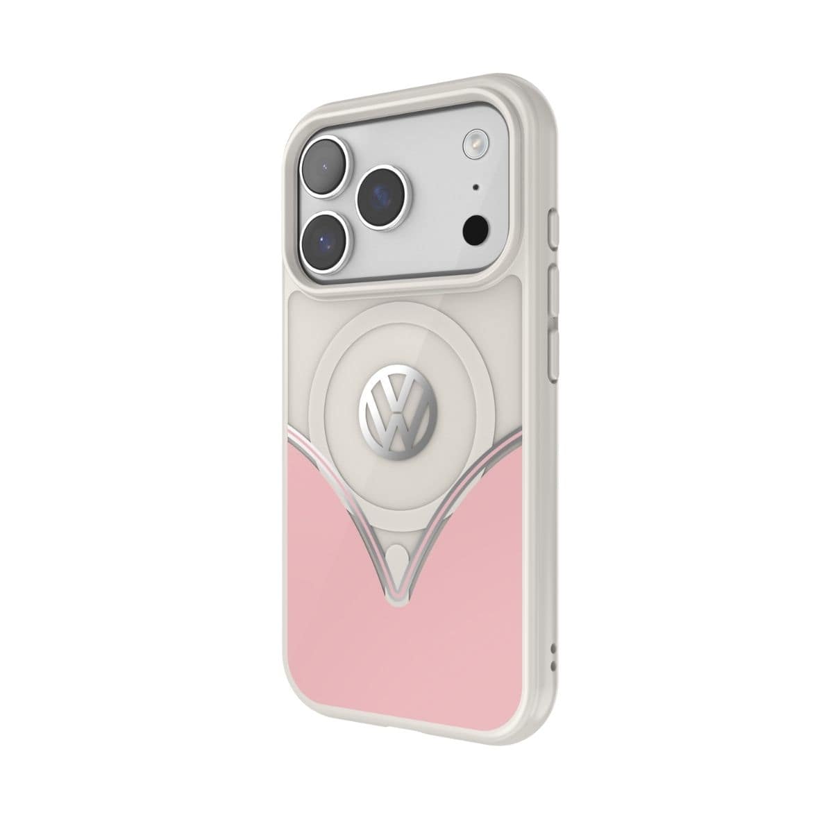 iPhone 17 Pro スマホケース スマホカバー MagSafe対応 ストラップホールあり Powder Pink(パウダーピンク) Pink/White ピンク/ホワイトVolkswagen[フォルクスワーゲン] (60478) ピンク/ホワイト 60478