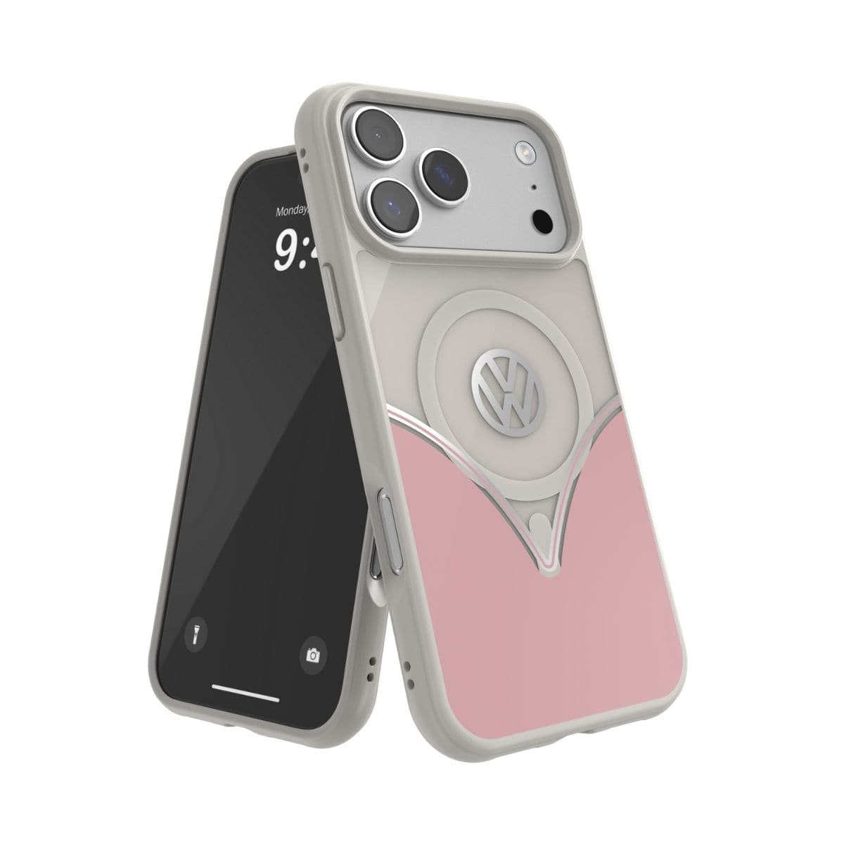 iPhone 17 Pro Max スマホケース スマホカバー MagSafe対応 ストラップホールあり Powder Pink(パウダーピンク) Pink/White ピンク/ホワイトVolkswagen[フォルクスワーゲン] (60479) ピンク/ホワイト 60479