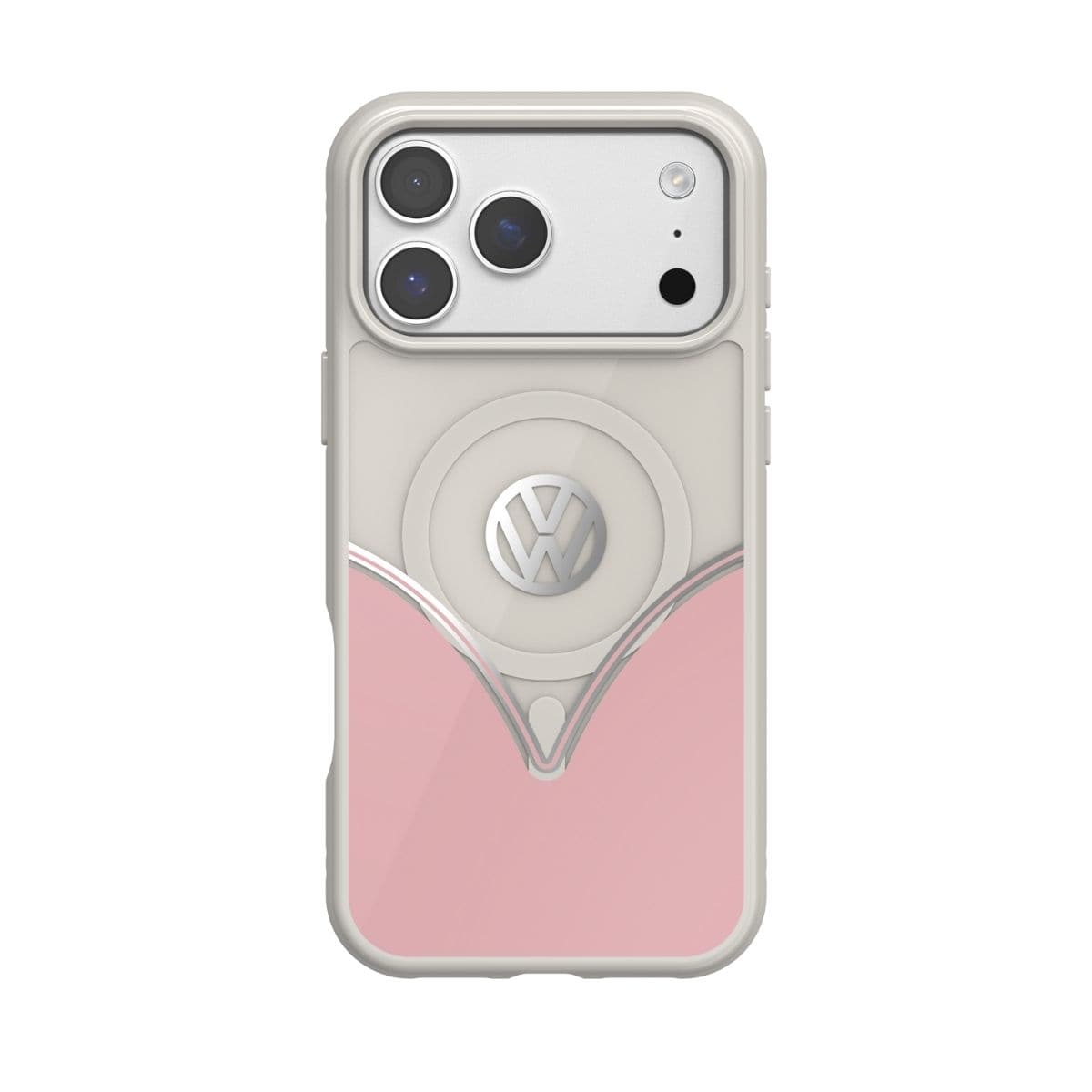 iPhone 17 Pro Max スマホケース スマホカバー MagSafe対応 ストラップホールあり Powder Pink(パウダーピンク) Pink/White ピンク/ホワイトVolkswagen[フォルクスワーゲン] (60479) ピンク/ホワイト 60479