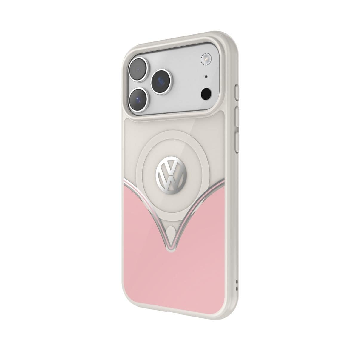 iPhone 17 Pro Max スマホケース スマホカバー MagSafe対応 ストラップホールあり Powder Pink(パウダーピンク) Pink/White ピンク/ホワイトVolkswagen[フォルクスワーゲン] (60479) ピンク/ホワイト 60479