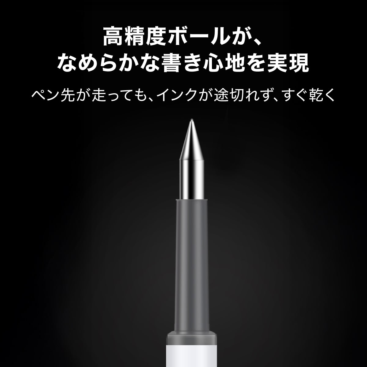 deliジャパン ボールペン ゲルインク 速乾インク 書きやすくにじまない 本体カラー:パープル [nusign] DLI-NPE576PU パープル