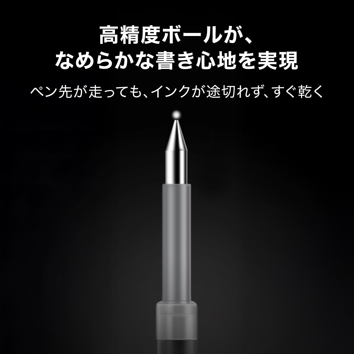 deliジャパン ボールペン ゲルインク 速乾インク 書きやすくにじまない 本体カラー:パープル [nusign] DLI-NPE649PU パープル
