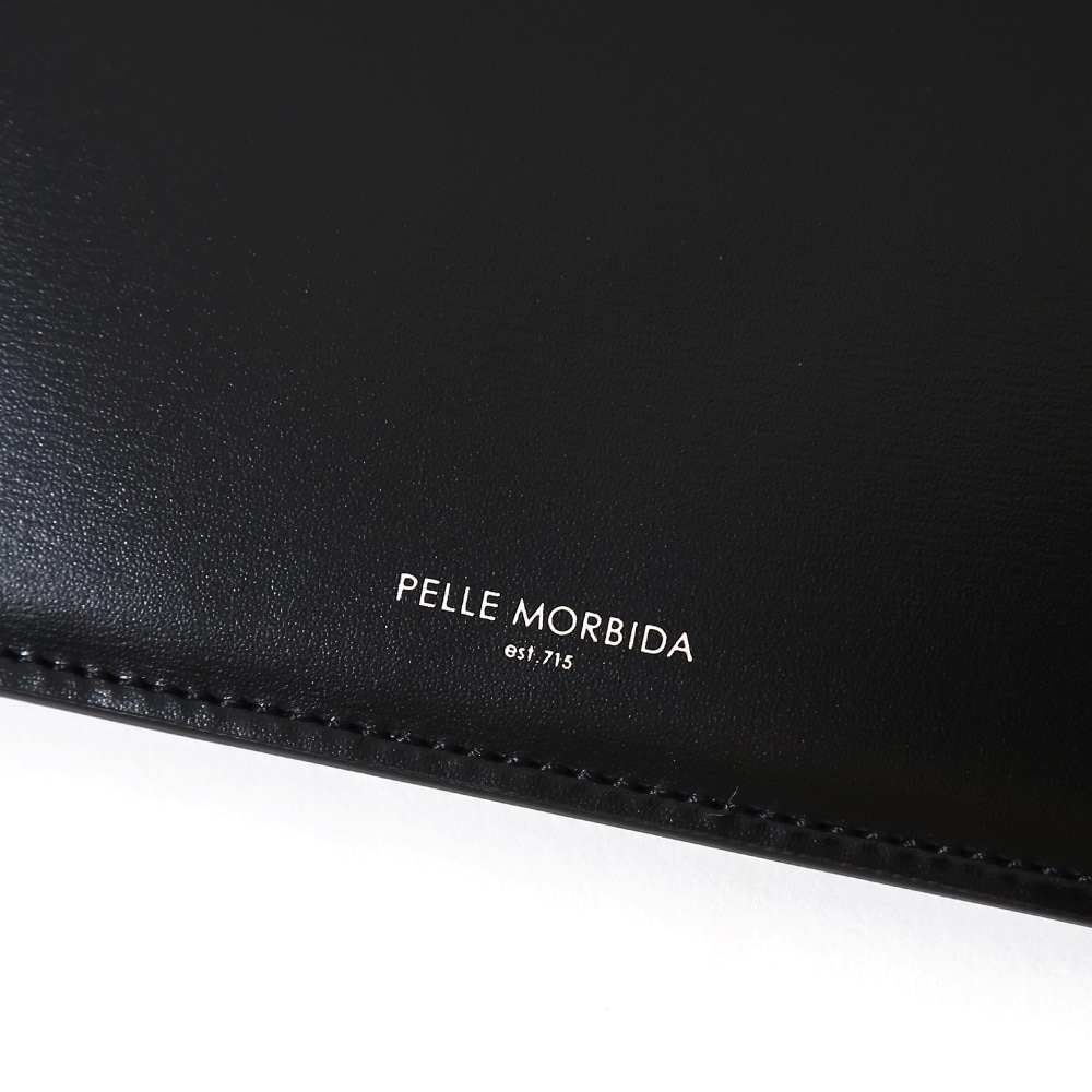 ペッレモルビダBA705-カードケース BLACK BLACK