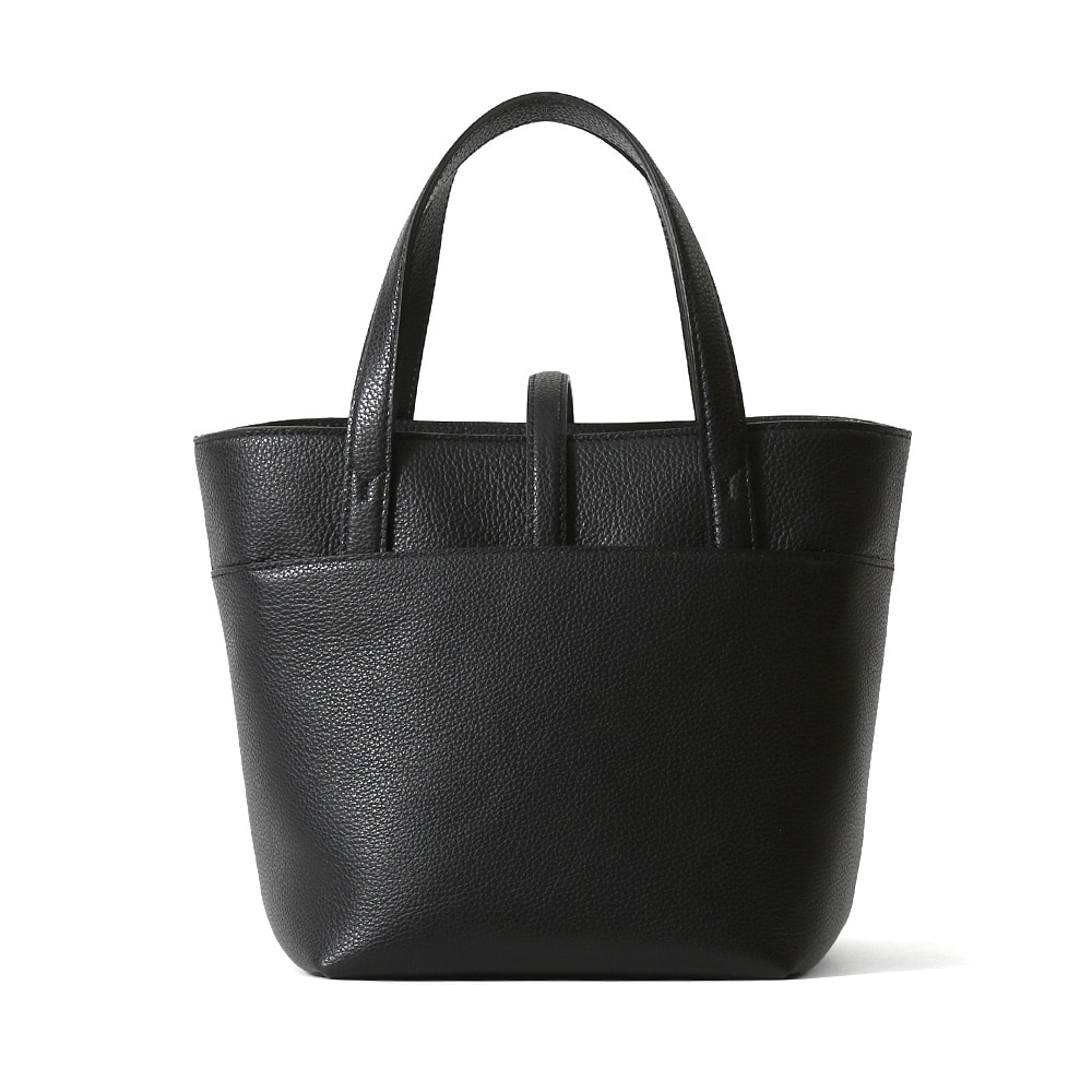 ペッレモルビダVE108-ミニトートバッグ BLACK(BLACK): PELLE MORBIDA