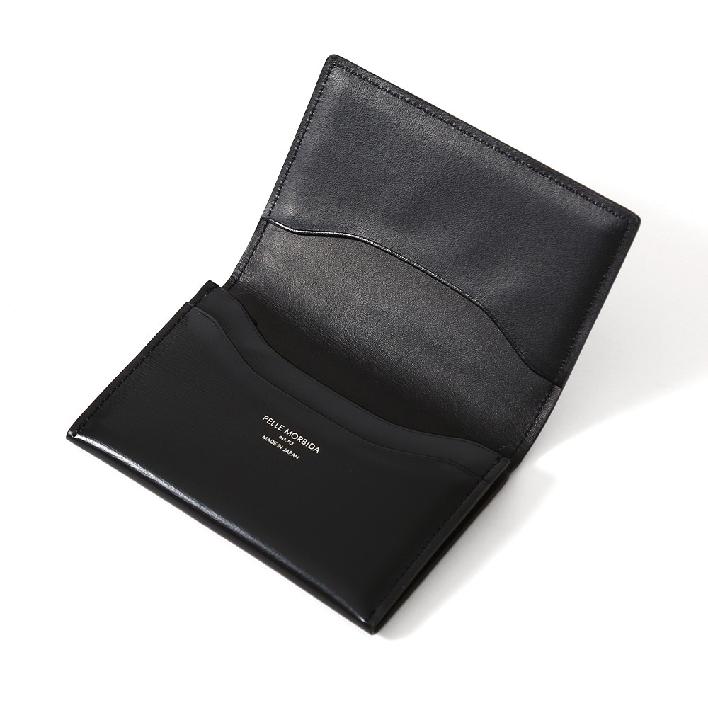 ペッレモルビダBA705-カードケース BLACK BLACK
