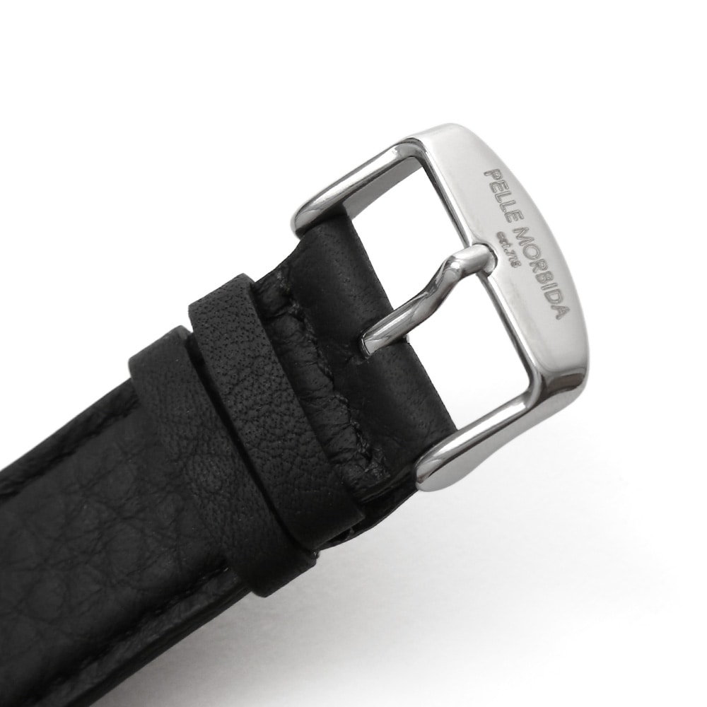 ペッレモルビダBAW601-L アップルウォッチバンド(Lサイズ) BLACK BLACK