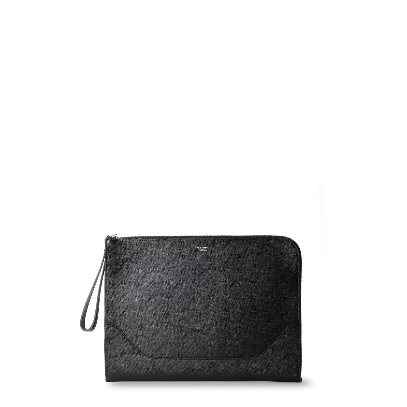 ペッレモルビダ】CA009-クラッチバッグ BLACK(BLACK): PELLE MORBIDA 