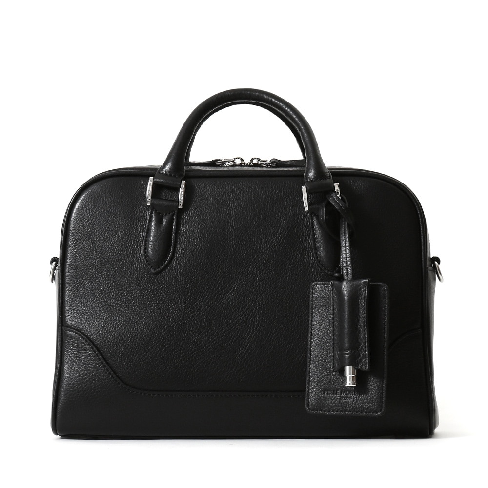 ペッレモルビダMB089-ミニブリーフバッグ BLACK(BLACK): PELLE MORBIDA