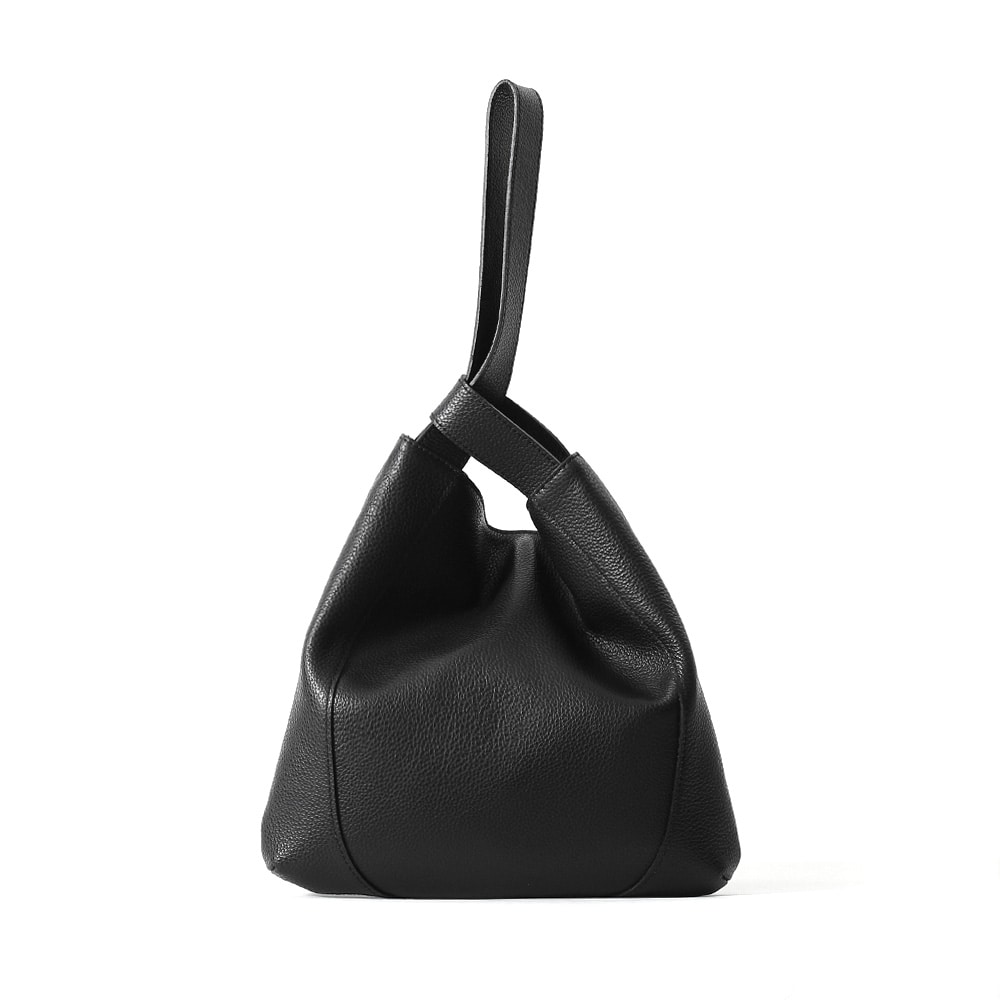 hana　ペッレモルビダ　ワンハンドルバッグ　ブラック ペッレモルビダVE105-ワンハンドルバッグ BLACK(BLACK): PELLE MORBIDA