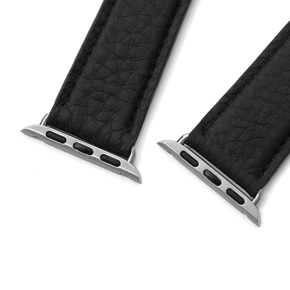 ペッレモルビダBAW601-L アップルウォッチバンド(Lサイズ) BLACK BLACK