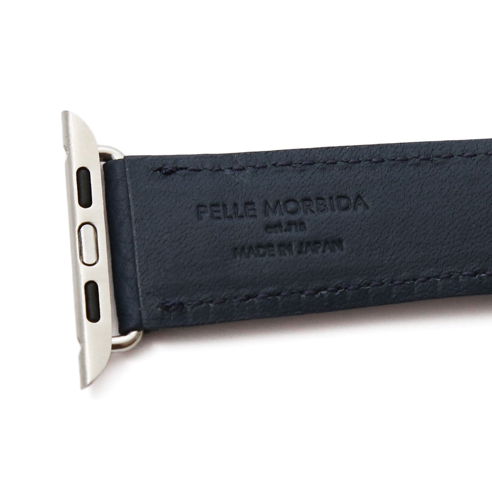 ペッレモルビダBAW601-L アップルウォッチバンド(Lサイズ) NAVY NAVY