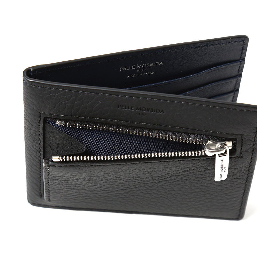 ペッレモルビダBA629-ミニウォレット BLACK(BLACK): PELLE MORBIDA