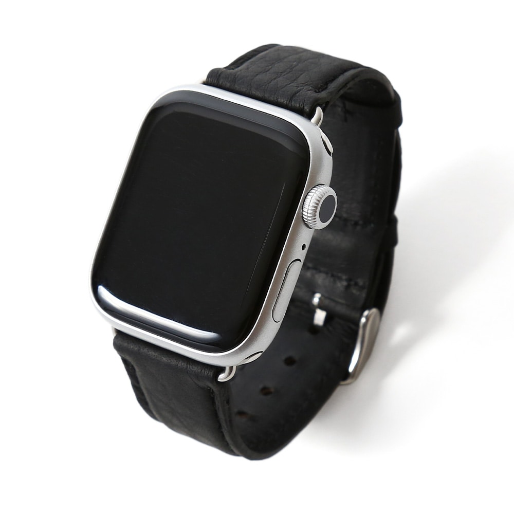 ペッレモルビダBAW601-L アップルウォッチバンド(Lサイズ) BLACK BLACK