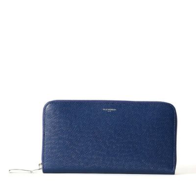 ペッレモルビダBA302-ラウンドジップウォレット（ラージ）　BLUE