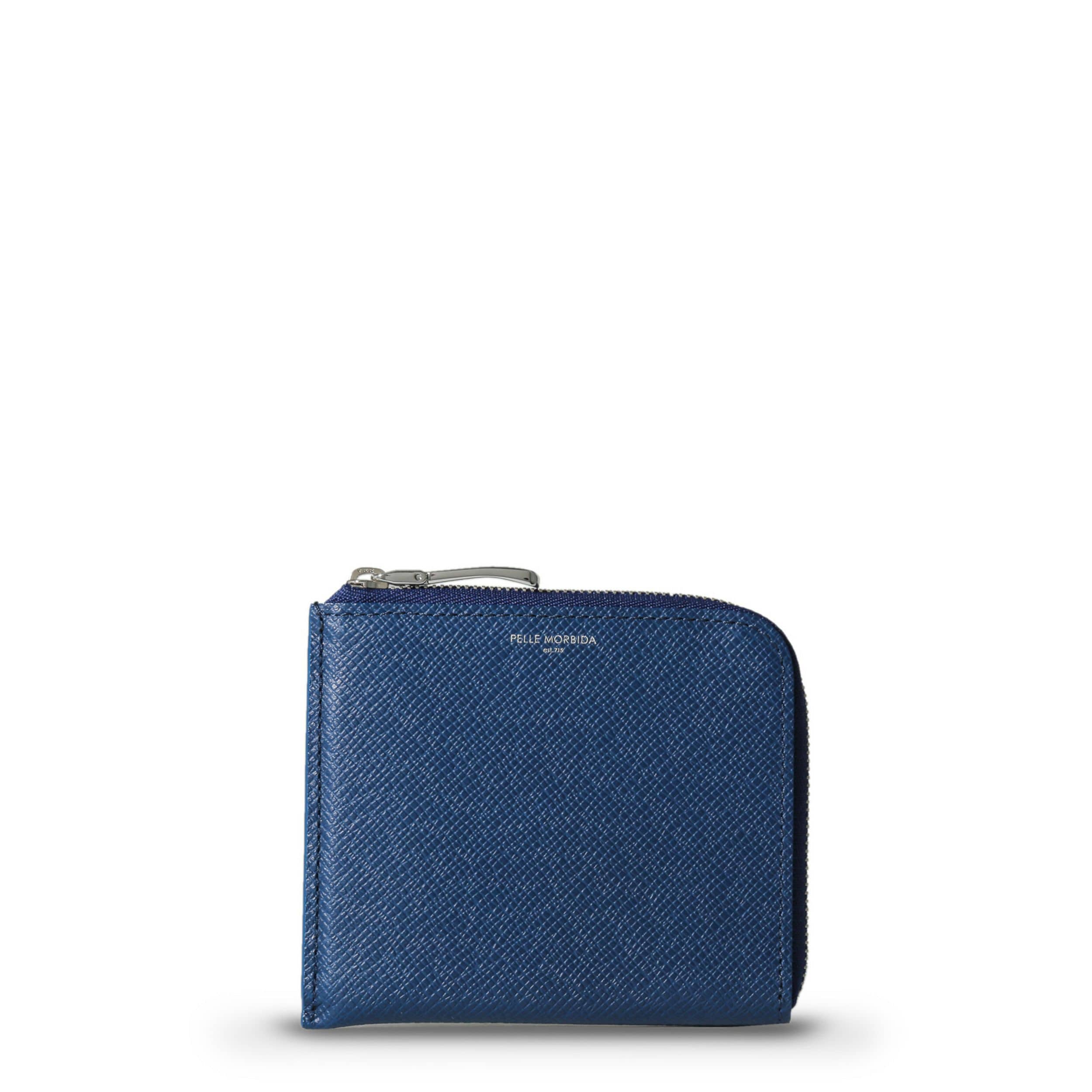 ペッレモルビダBA313-ミニウォレット　BLUE