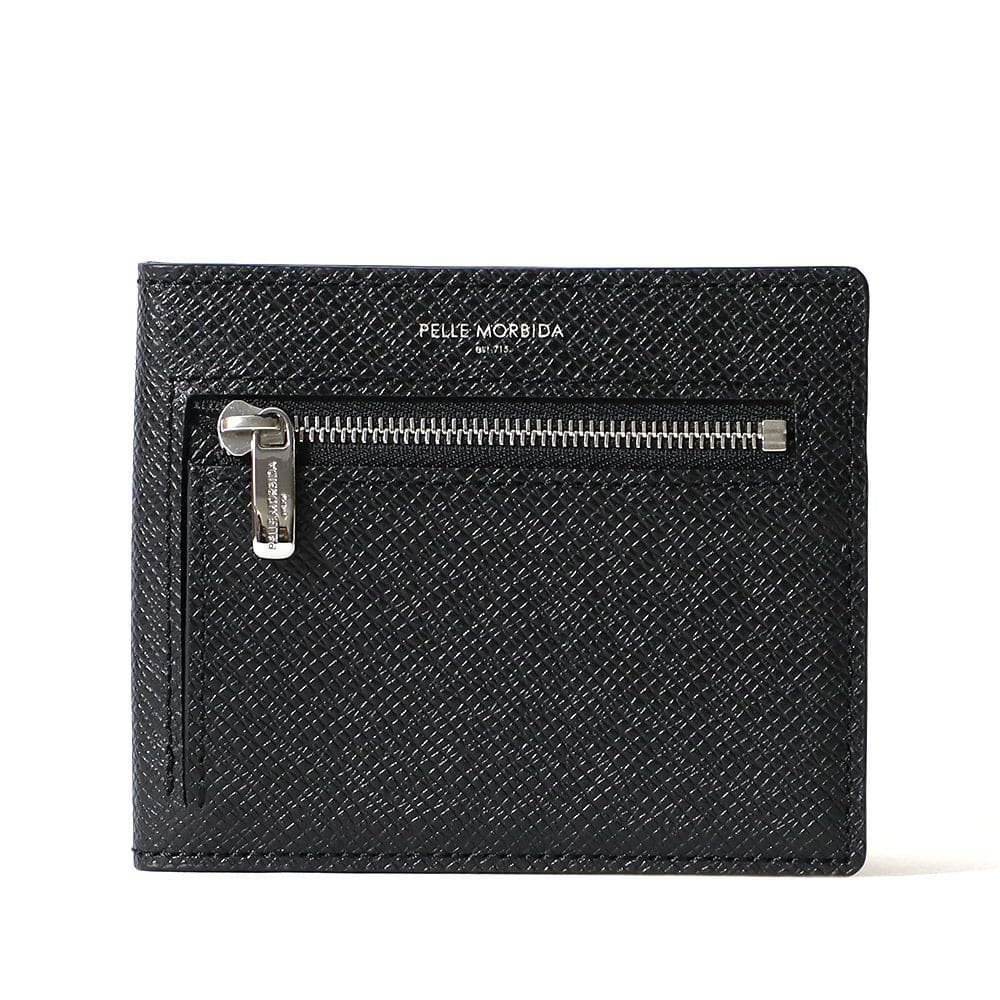 ペッレモルビダBA329-コンパクトウォレット　BLACK