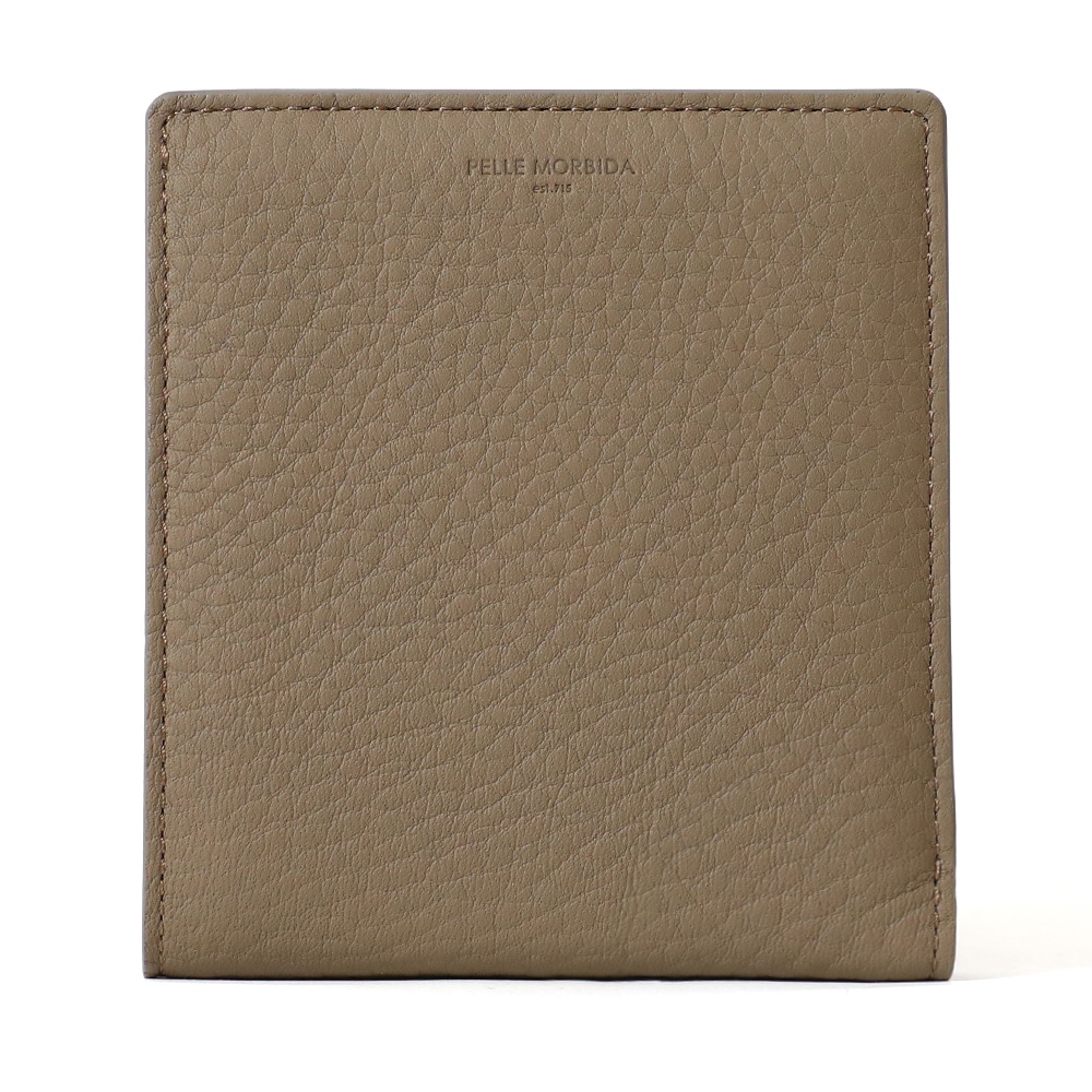 ペッレモルビダBA604BI-コンパクトウォレット　GREIGE×WHTIE