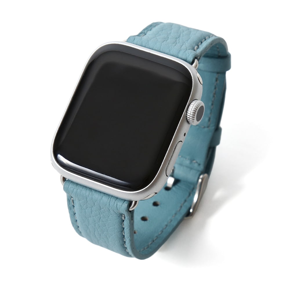 ペッレモルビダBAW601-L アップルウォッチバンド（Lサイズ）　SAX BLUE