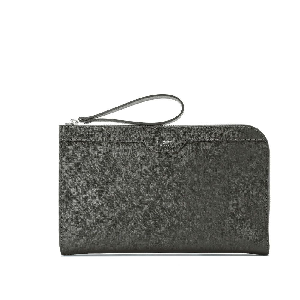 ペッレモルビダCA011-クラッチバッグ　CHARCOAL GRAY
