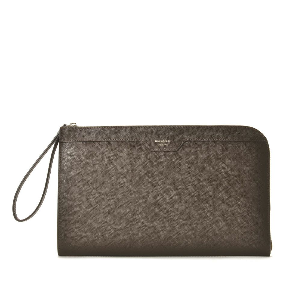 ペッレモルビダCA011-クラッチバッグ　DARK BROWN