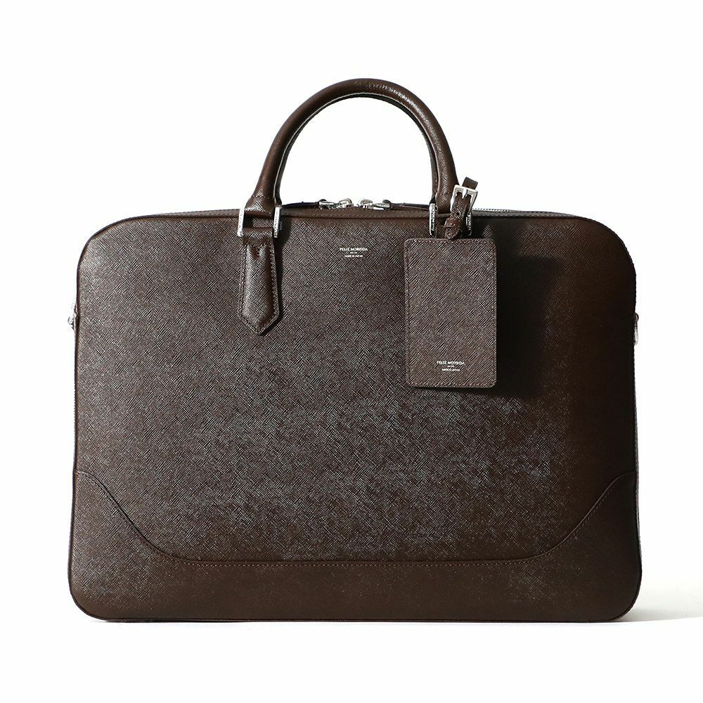 ペッレモルビダCA014A－ブリーフバッグ(2室タイプ)　DARK BROWN