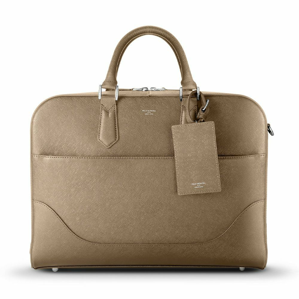 ペッレモルビダCA015-ブリーフバッグ(1室タイプ)　TAUPE