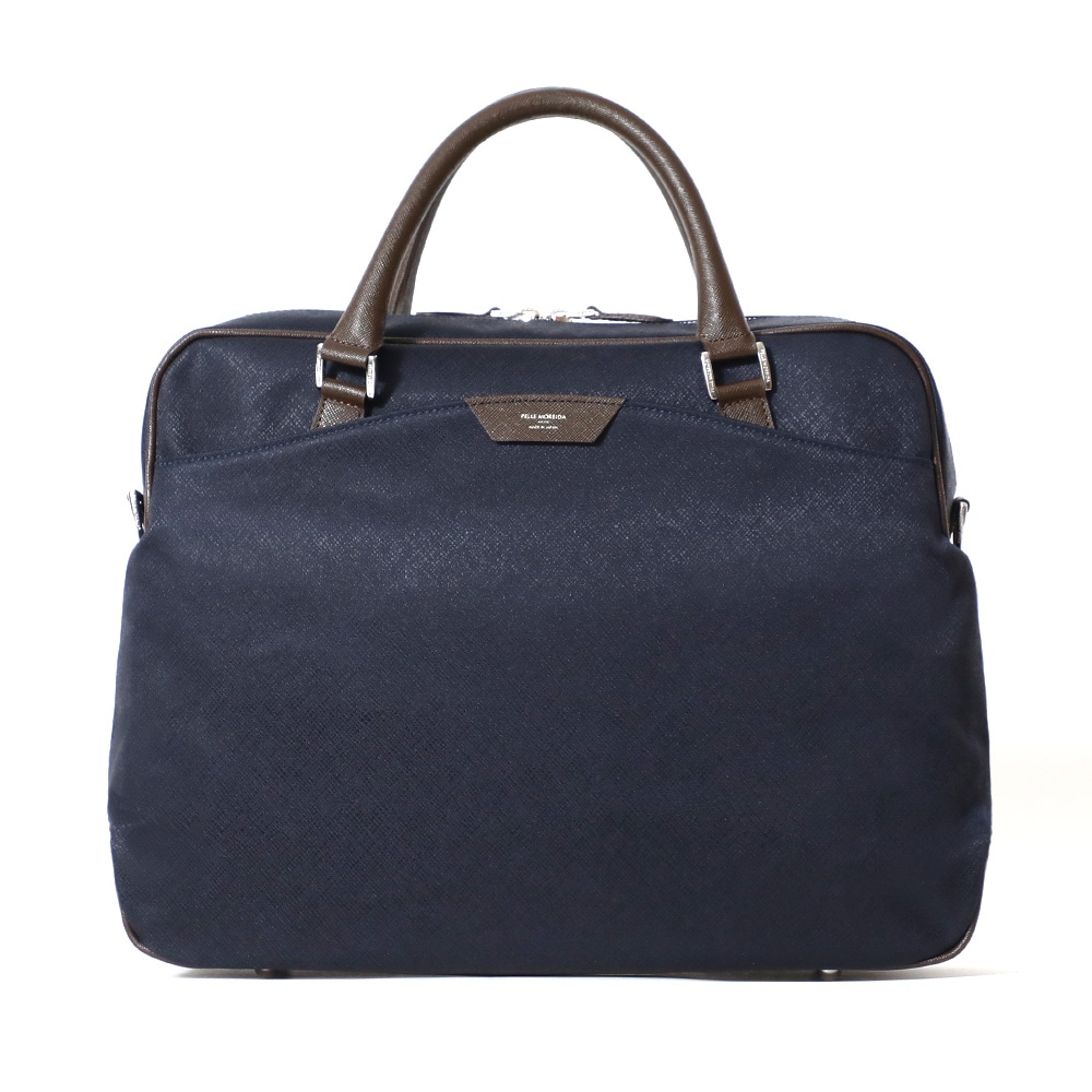 ペッレモルビダCA301-ブリーフバッグ（1室タイプ）　NAVY×DARK BROWN