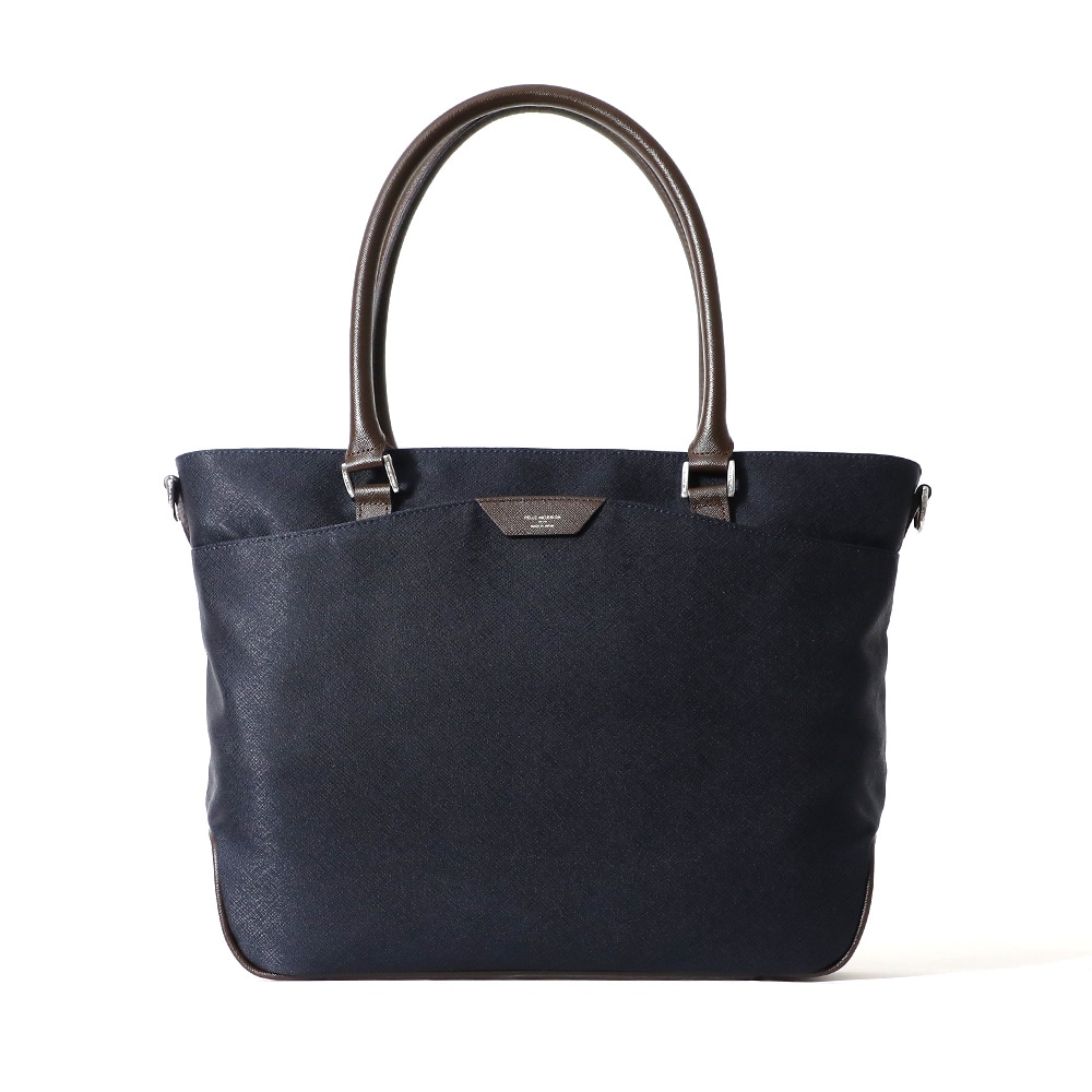 ペッレモルビダCA303-トートバッグ　NAVY×DARKBROWN