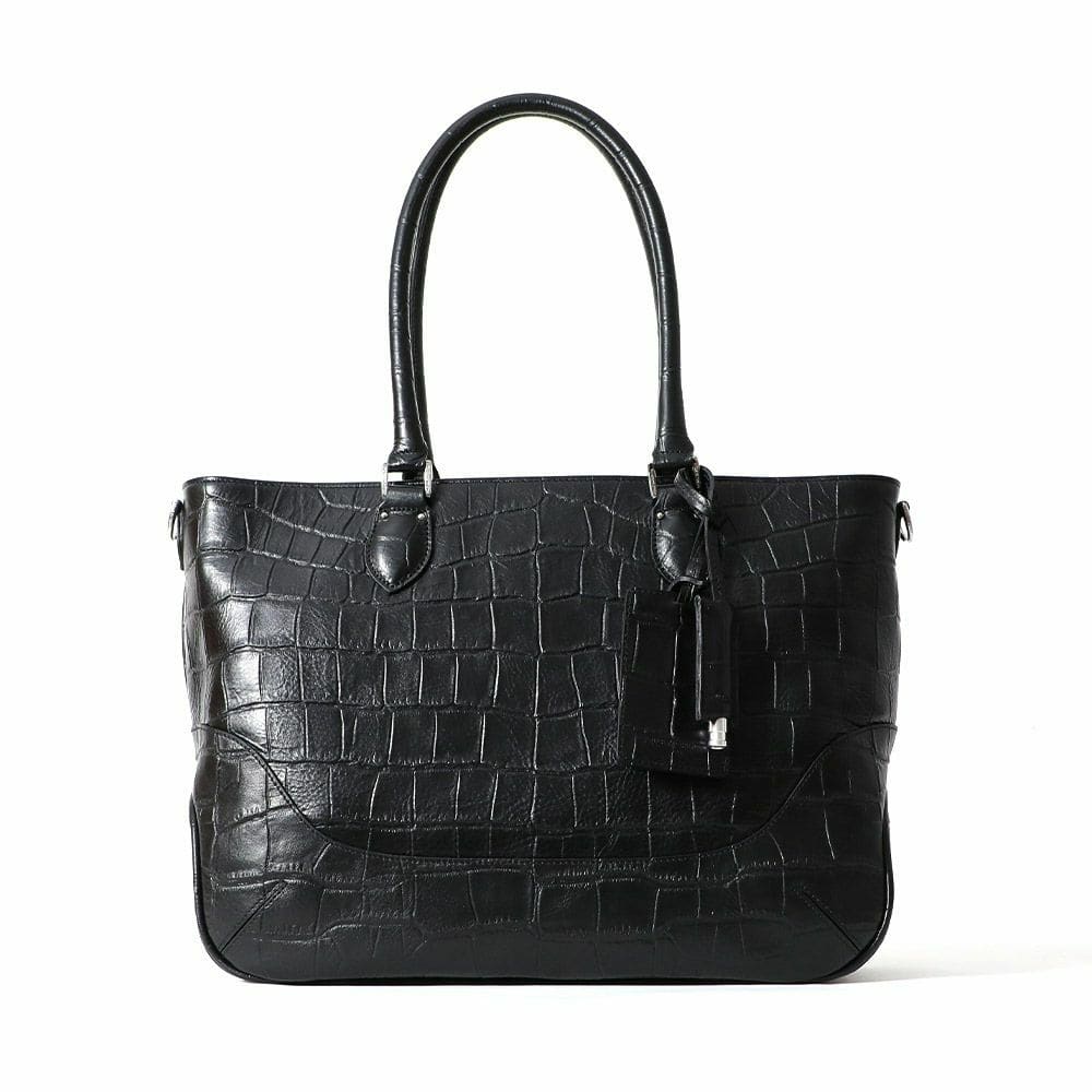 ペッレモルビダMB048AELE-横型トートバッグ　BLACK