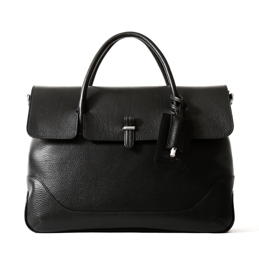 ペッレモルビダMB085-フラップビジネスバッグ　BLACK