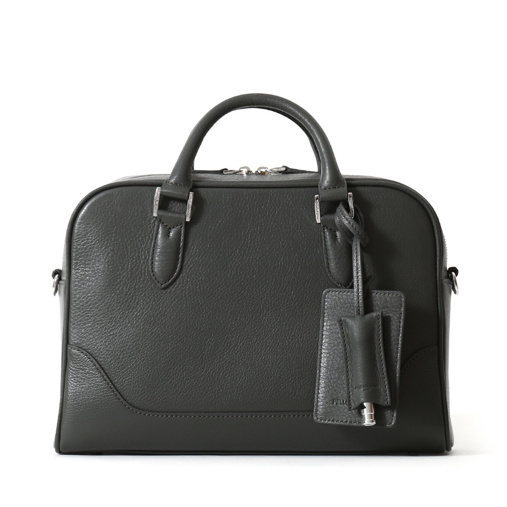 ペッレモルビダMB089-ミニブリーフバッグ　CHARCOAL GRAY