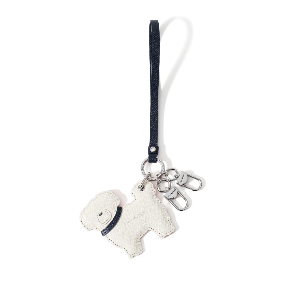 ペッレモルビダNOBLE DOG-キーチャーム　WHITE