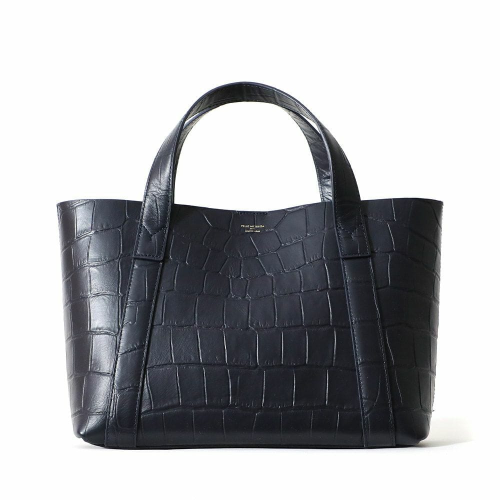 ペッレモルビダTE007SLELE-トートバッグ　NAVY