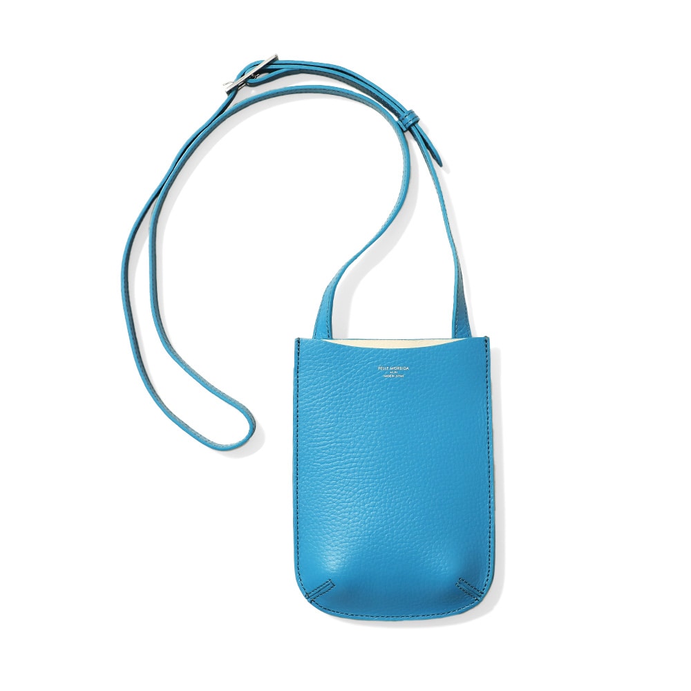 ペッレモルビダTE012-スマホショルダー　SAX