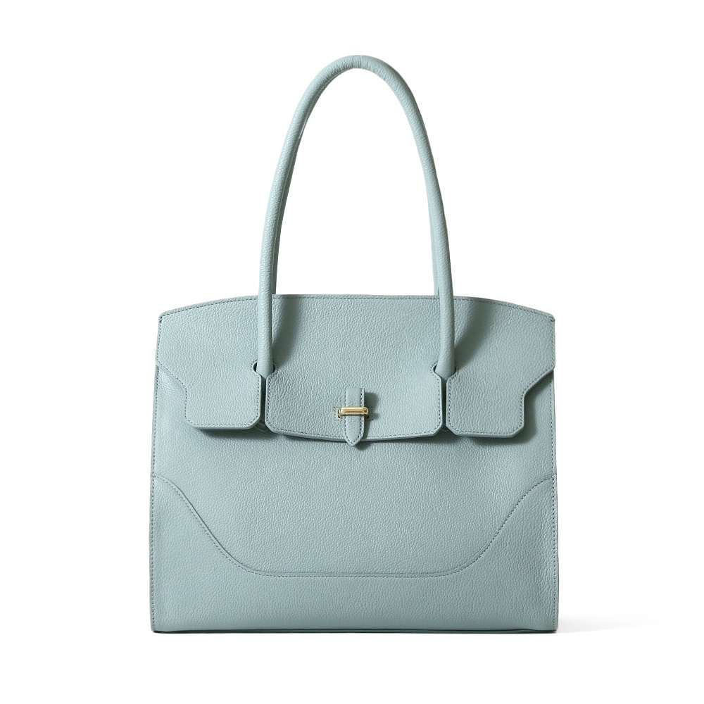 ペッレモルビダVE102-フラップトートバッグ　PALE BLUE