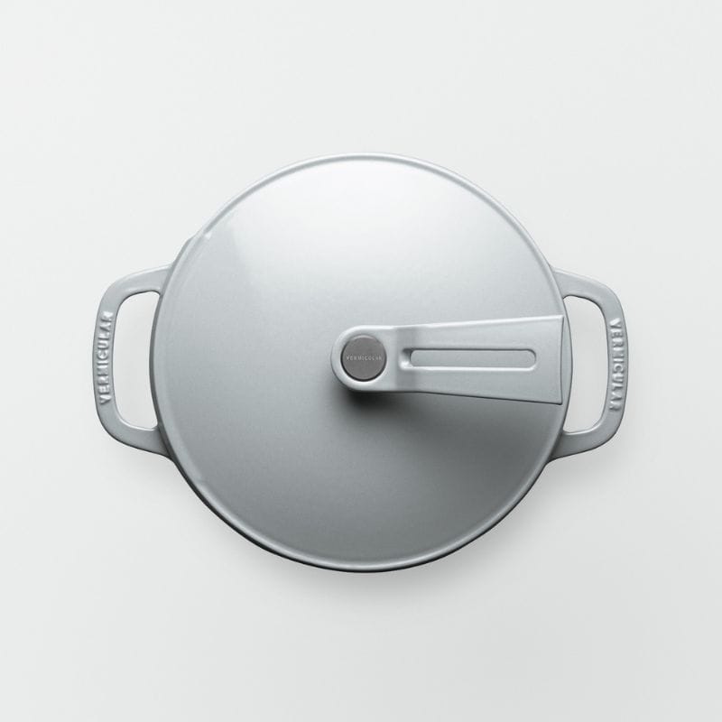 Vermicular バーミキュラ オーブンポット2 18cm 浅型 セルフスタンディングリッド オイスターグレー OP2S18S-GY ◆送料無料◆ オイスターグレー