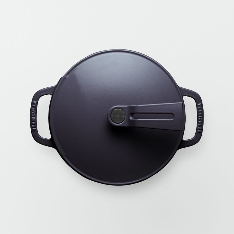 Vermicular バーミキュラ オーブンポット2 18cm 浅型 セルフスタンディングリッド オーシャンネイビー OP2S18S-NV ◆送料無料◆ オーシャンネイビー