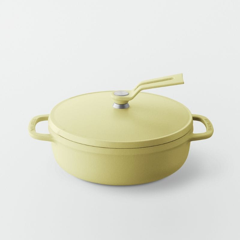 Vermicular バーミキュラ オーブンポット2 18cm 浅型 セルフスタンディングリッド マットカモミールイエロー OP2S18S-YL ◆送料無料◆ マットカモミールイエロー