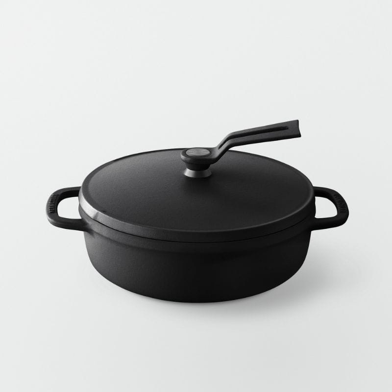 Vermicular バーミキュラ オーブンポット2 18cm 浅型 セルフスタンディングリッド マットブラック OP2S18S-BK ◆送料無料◆ マットブラック