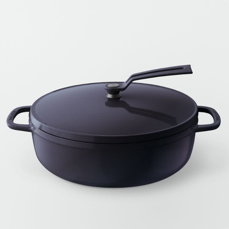 Vermicular バーミキュラ オーブンポット2 26cm 浅型 セルフスタンディングリッド オーシャンネイビー OP2S26S-NV ◆送料無料◆ オーシャンネイビー