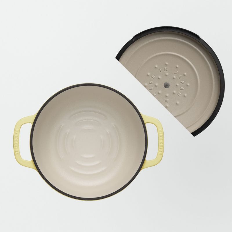 Vermicular バーミキュラ オーブンポット2 18cm セルフスタンディングリッド マットカモミールイエロー OP2R18S-YL ◆送料無料◆ マットカモミールイエロー