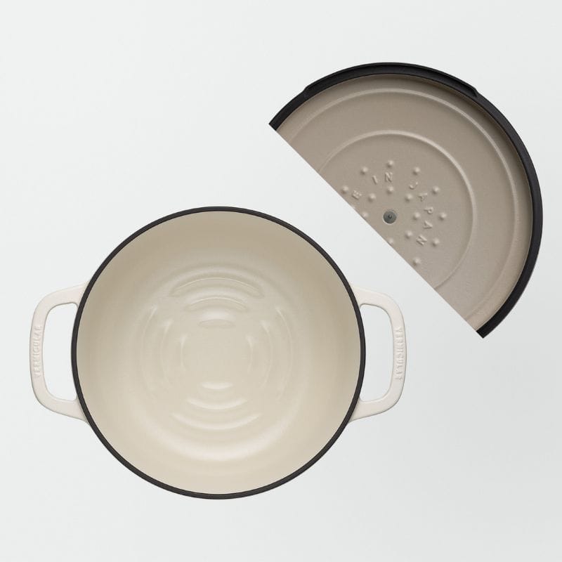 Vermicular バーミキュラ オーブンポット2 22cm セルフスタンディングリッド マットリネンベージュ OP2R22S-BG ◆送料無料◆ マットリネンベージュ