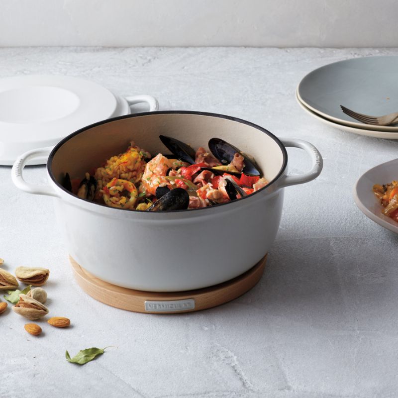 Vermicular バーミキュラ マグネットトリベット 26cm用 ブラックウォールナット×マットリネンベージュ MT26WN-BG ◆送料無料◆ ブラックウォールナット×マットリネンベージュ