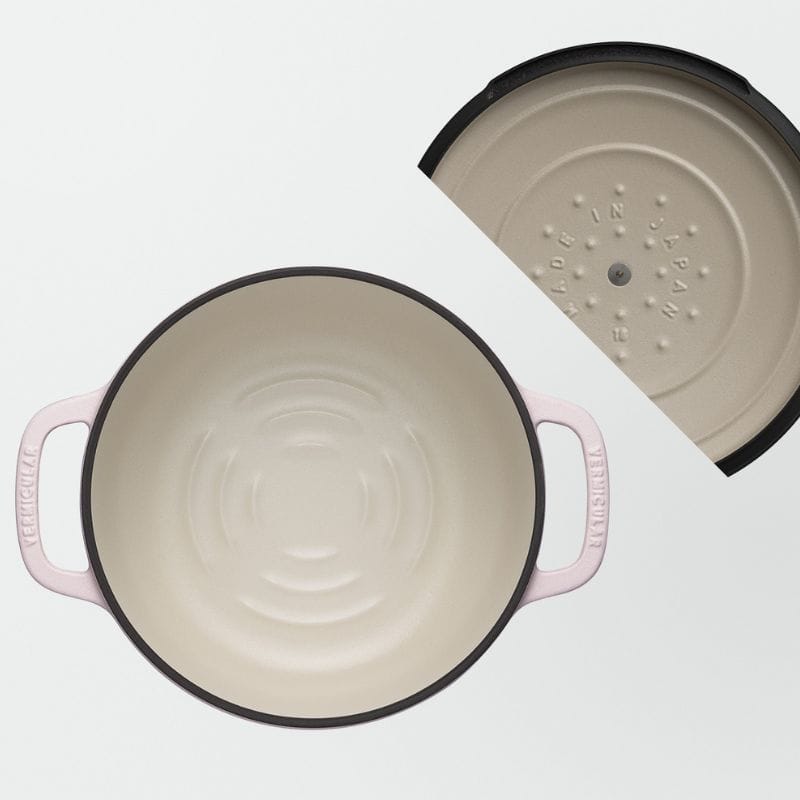 Vermicular バーミキュラ オーブンポット2 18cm 浅型 セルフスタンディングリッド マットクラウドピンク OP2S18S-PK ◆送料無料◆ マットクラウドピンク