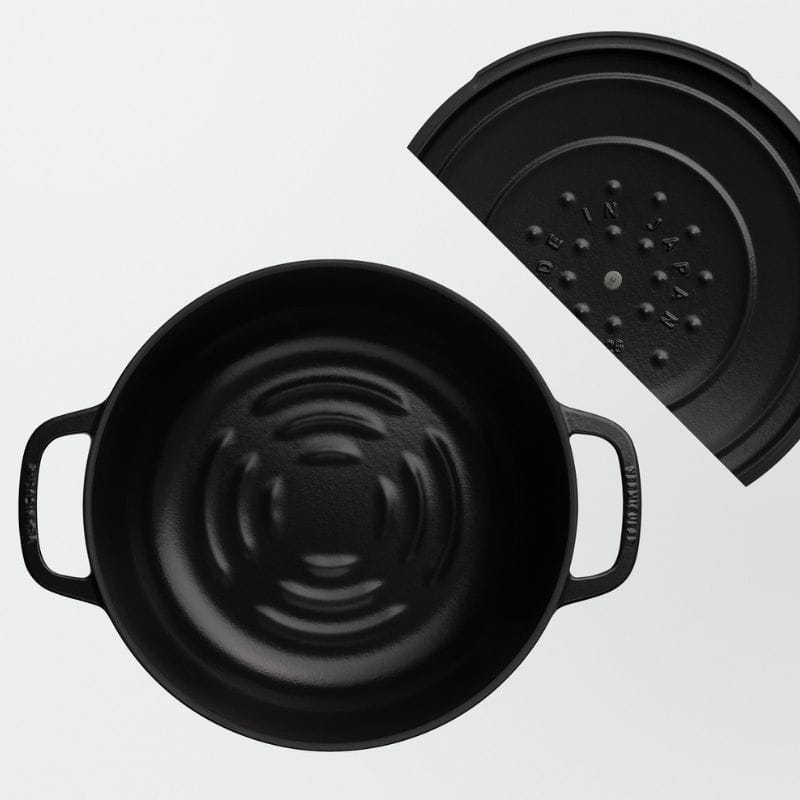 Vermicular バーミキュラ オーブンポット2 26cm 浅型 セルフスタンディングリッド マットブラック OP2S26S-BK ◆送料無料◆ マットブラック