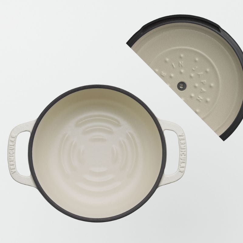 Vermicular バーミキュラ オーブンポット2 ミニ 14cm セルフスタンディングリッド マットリネンベージュ OP2R14S-BG ◆送料無料◆ マットリネンベージュ