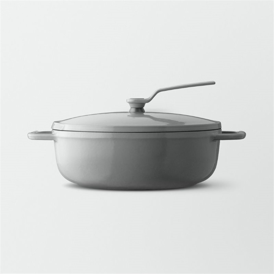 Vermicular バーミキュラ オーブンポット2 22cm 浅型 セルフスタンディングリッド オイスターグレー OP2S22S-GY ◆送料無料◆ オイスターグレー