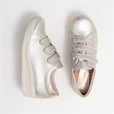 22.0cm シャンパン [Miss Kyouko]３本ベルトオパンケスニーカー 4E 109011